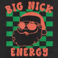 Retro Groovy Big Nick Santa Energy Christmas Trendy 2022 Adult Drive Performance Visor