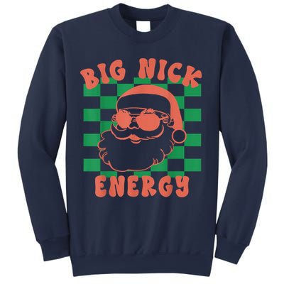 Retro Groovy Big Nick Santa Energy Christmas Trendy 2022 Sweatshirt