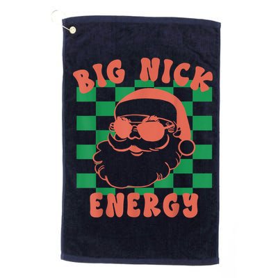 Retro Groovy Big Nick Santa Energy Christmas Trendy 2022 Golf Towel