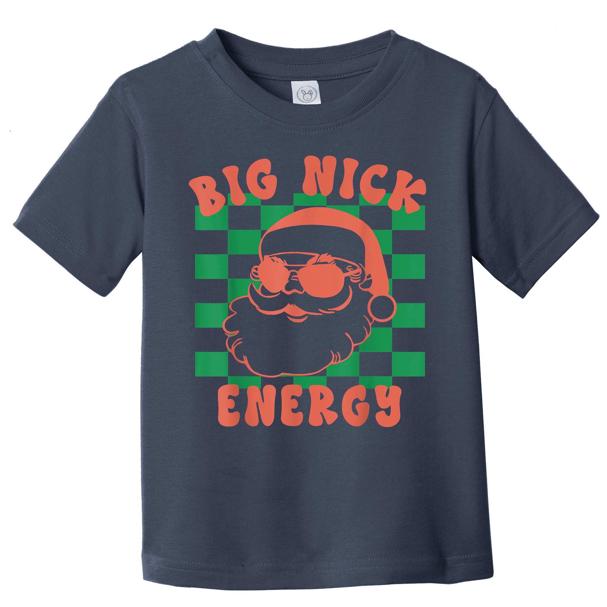 Retro Groovy Big Nick Santa Energy Christmas Trendy 2022 Toddler T-Shirt