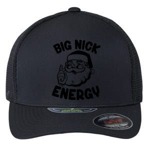 Retro Groovy Big Nick Santa Energy Christmas Funny Flexfit Unipanel Trucker Cap