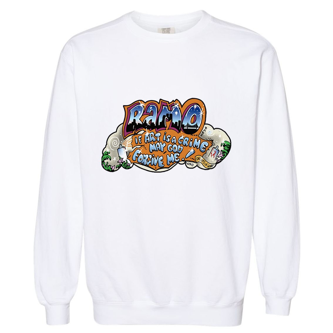 Ramo Graffiti Beat Street Garment-Dyed Sweatshirt