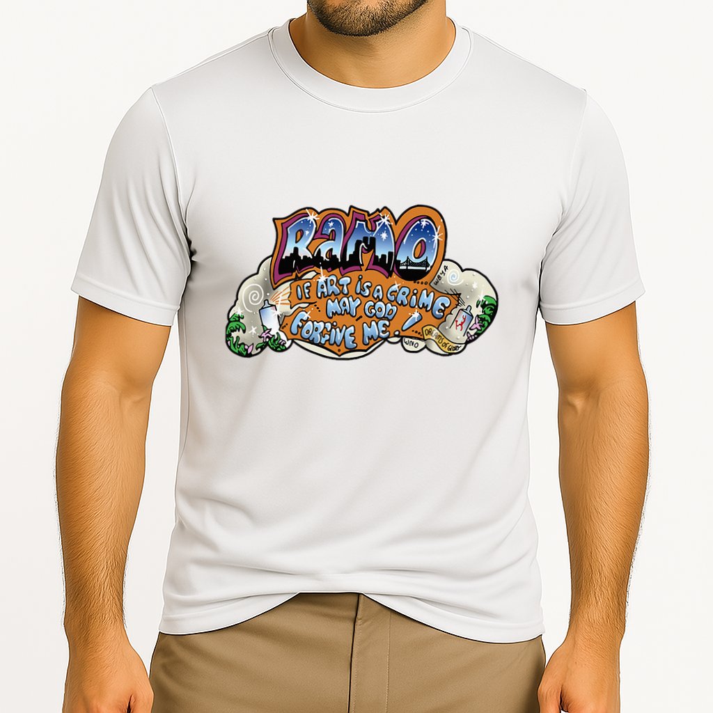 Ramo Graffiti Beat Street Cooling Performance Crew T-Shirt