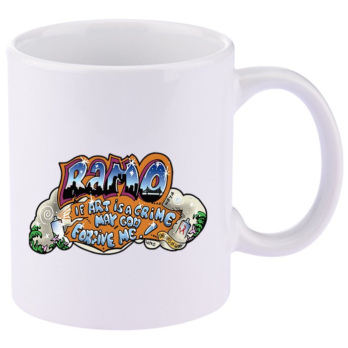 Ramo Graffiti Beat Street 11oz C Handle Ceramic Mug