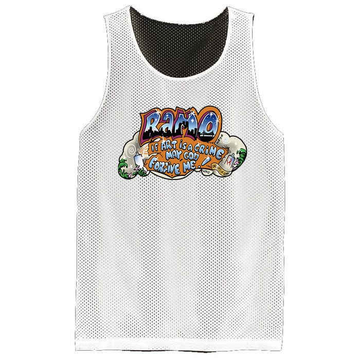 Ramo Graffiti Beat Street Mesh Reversible Basketball Jersey Tank