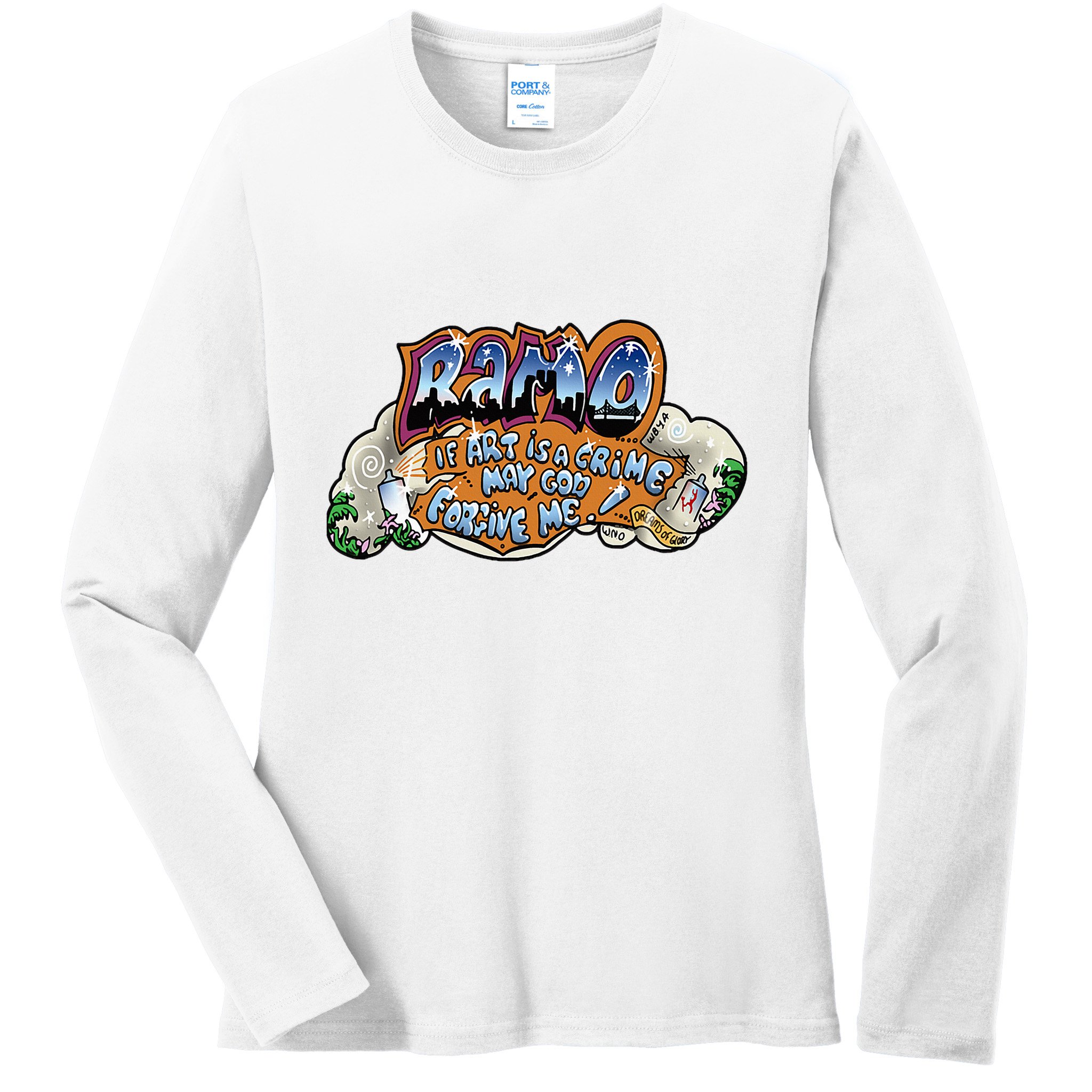 Ramo Graffiti Beat Street Ladies Long Sleeve Shirt
