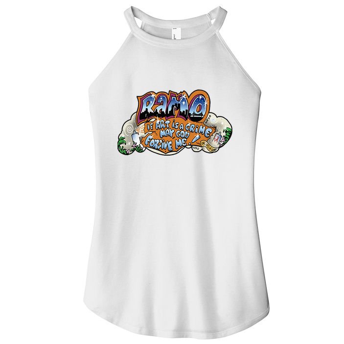 Ramo Graffiti Beat Street Women's Perfect Tri Rocker Tank