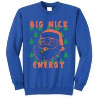 Retro Groovy Big Nick Santa Energy Christmas Xmas 2024 Funny Gift Sweatshirt