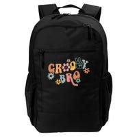 Retro Groovy Brother Matching Family 1st Birthday Party Daily Commute Backpack