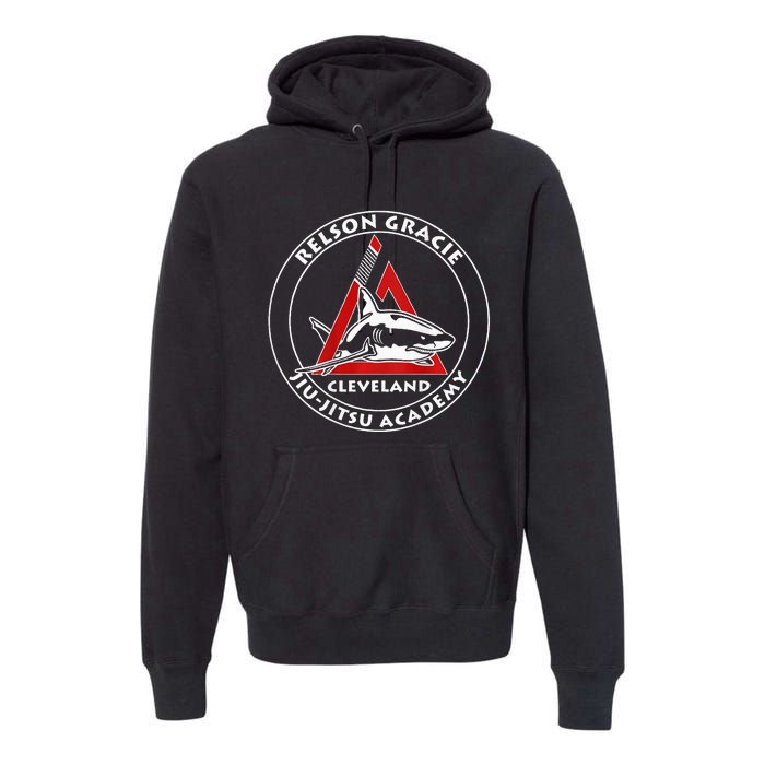 Relson Gracie Cleveland Jiujitsu Red Belt Premium Hoodie