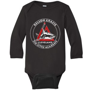 Relson Gracie Cleveland Jiujitsu Red Belt Baby Long Sleeve Bodysuit