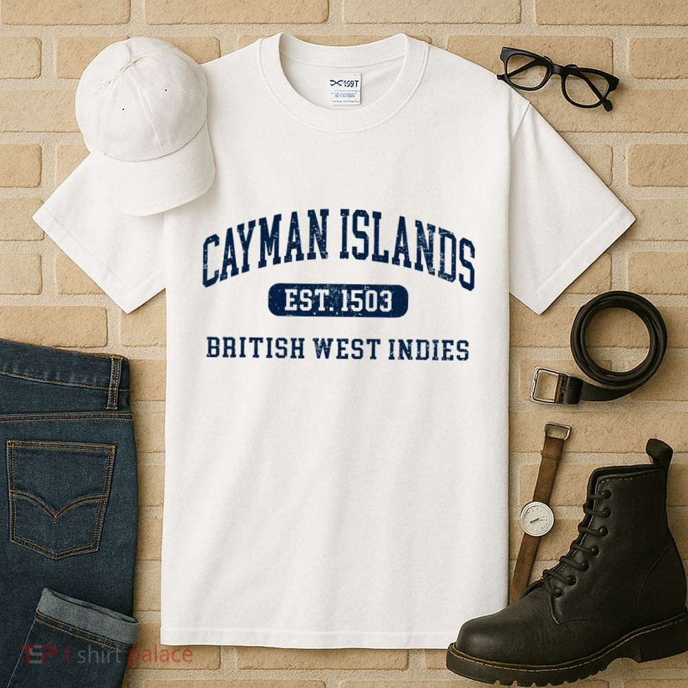 Retro Grand Cayman Islands 1503 Vintage Vacation Souvenir Tall T-Shirt