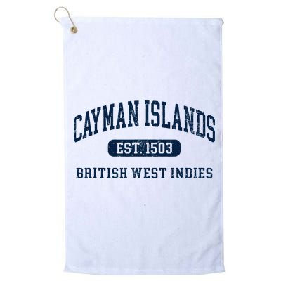 Retro Grand Cayman Islands 1503 Vintage Vacation Souvenir Golf Towel