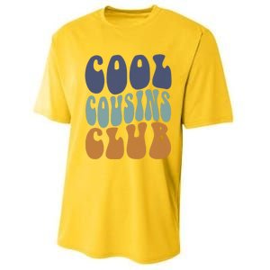 Retro Groovy Cool Cousin Club Performance Sprint T-Shirt