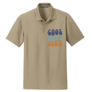 Retro Groovy Cool Cousin Club Dry Zone Grid Polo