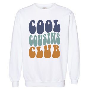 Retro Groovy Cool Cousin Club Garment-Dyed Sweatshirt