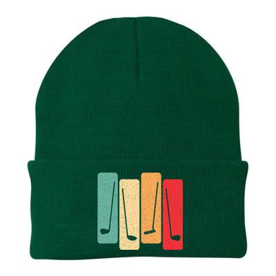 Retro Golf Club Vintage Golf Lover Knit Cap Winter Beanie