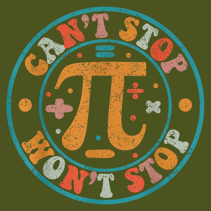Retro Groovy Can'T Stop Pi Won'T Stop Pi Day Math Teachers Mousepad