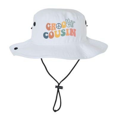 Retro Groovy Cousin Matching Family 1st Birthday Party Legacy Cool Fit Booney Bucket Hat