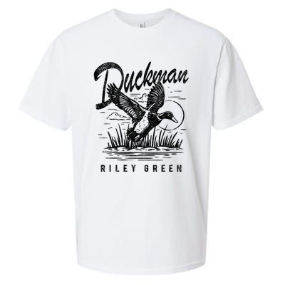 Riley Green Country Music Singer Duckman Sueded Cloud Jersey T-Shirt