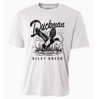 Riley Green Country Music Singer Duckman Cooling Performance Crew T-Shirt