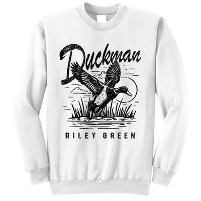 Riley Green Country Music Singer Duckman Sweatshirt