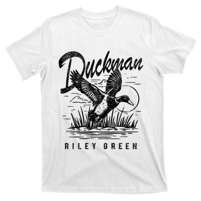 Riley Green Country Music Singer Duckman T-Shirt