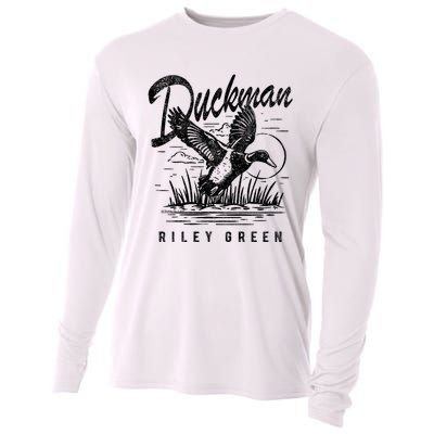 Riley Green Country Music Singer Duckman Cooling Performance Long Sleeve Crew