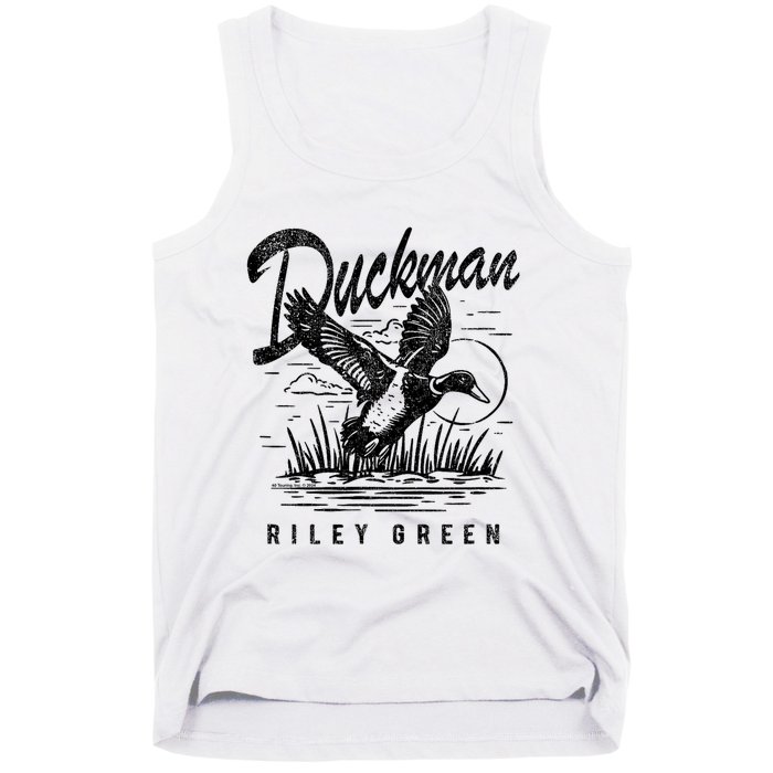 Riley Green Country Music Singer Duckman Tank Top