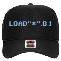 Retro Gamer C64 Gaming High Crown Mesh Back Trucker Hat