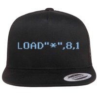 Retro Gamer C64 Gaming Flat Bill Trucker Hat