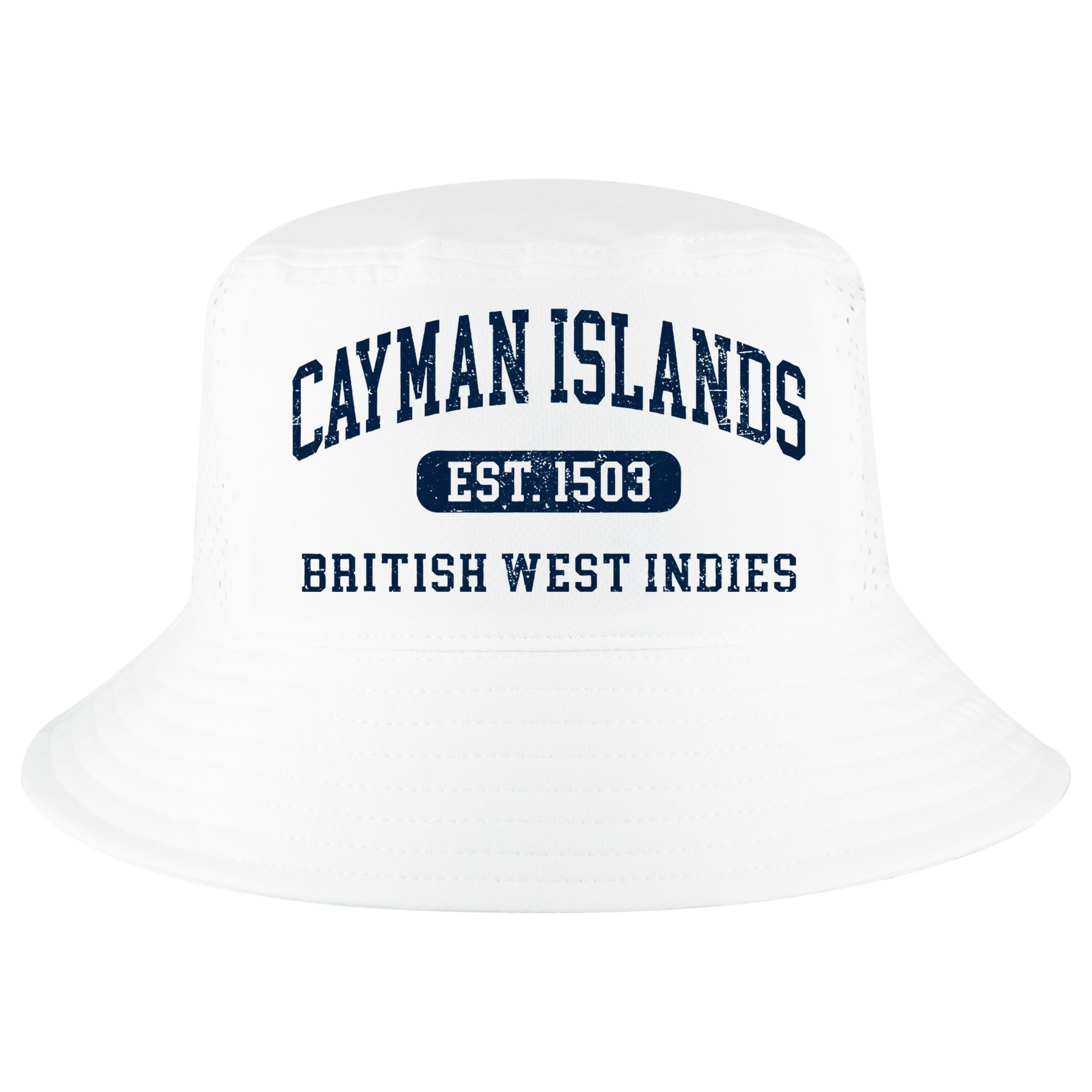 Retro Grand Cayman Islands 1503 Vintage Vacation Souvenir Cool Comfort Performance Bucket Hat