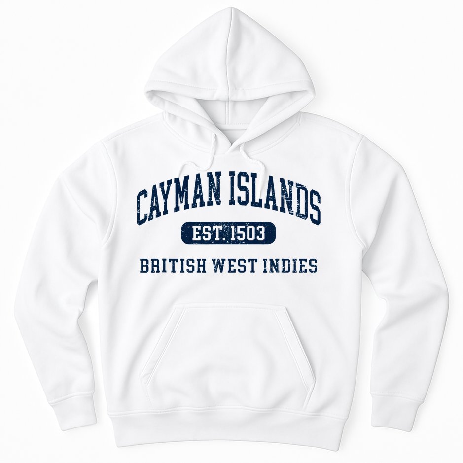 Retro Grand Cayman Islands 1503 Vintage Vacation Souvenir Hoodie