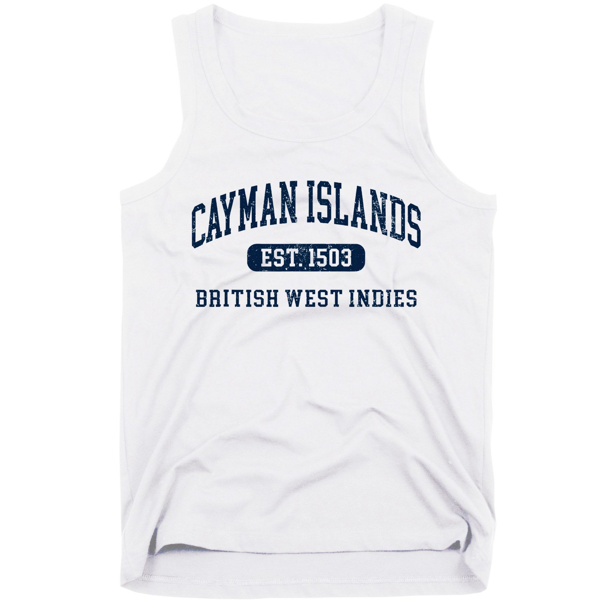 Retro Grand Cayman Islands 1503 Vintage Vacation Souvenir Tank Top
