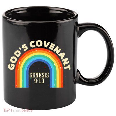 Rainbow God's Covenant Genesis 913 Bible Christian Lover 11oz C Handle Ceramic Mug