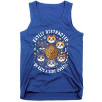 Rpg Gamer Cats Easily Distracted Side Quests Tank Top