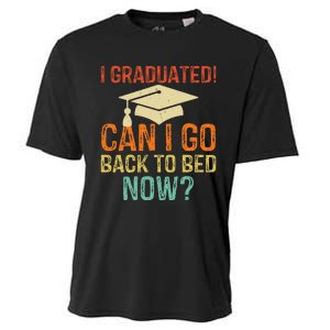 Retro Graduation Can I Go Back To Bed Now College Gift Cooling Performance Crew T-Shirt