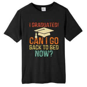 Retro Graduation Can I Go Back To Bed Now College Gift Tall Fusion ChromaSoft Performance T-Shirt