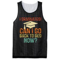 Retro Graduation Can I Go Back To Bed Now College Gift Mesh Reversible Basketball Jersey Tank