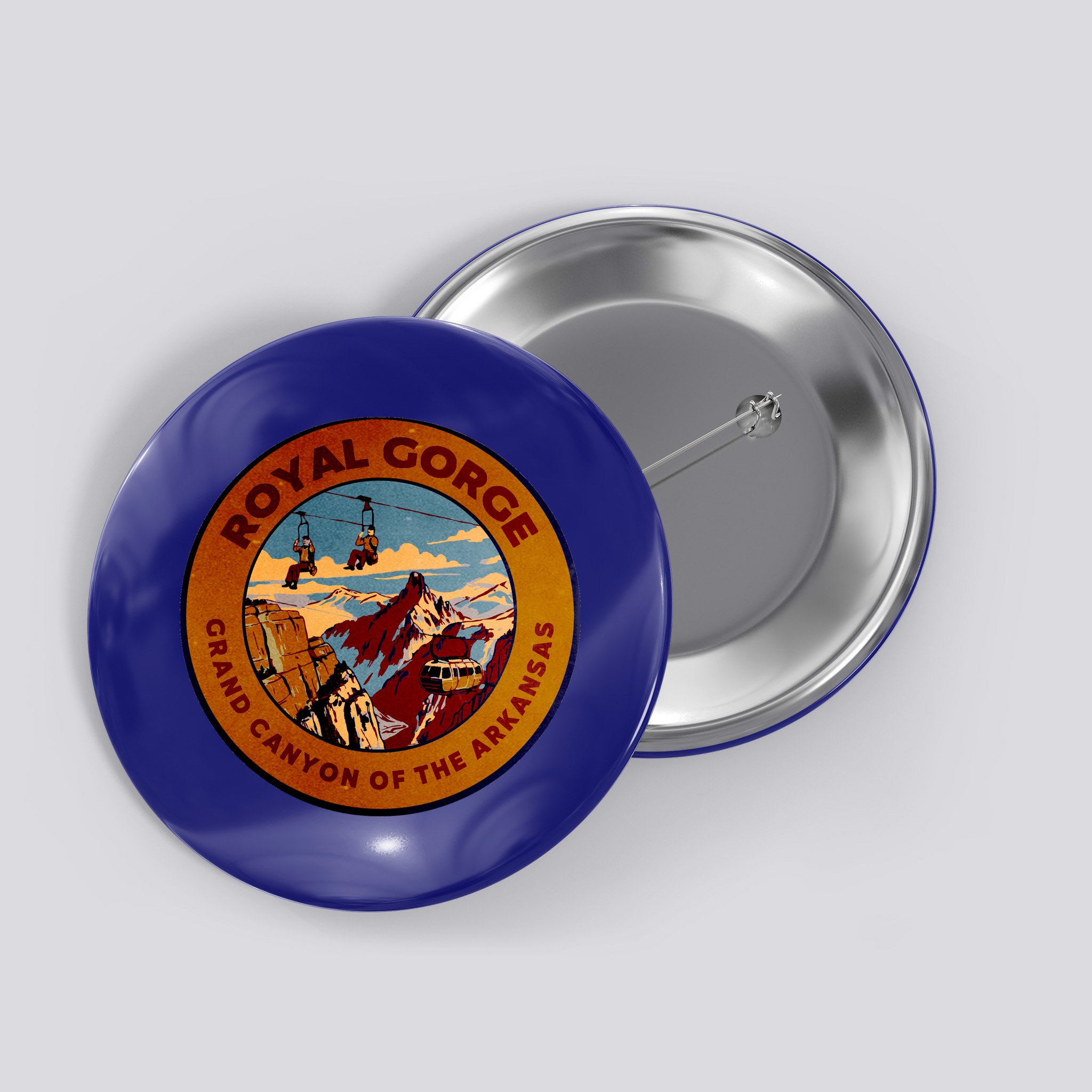 Royal Gorge Colorado Button