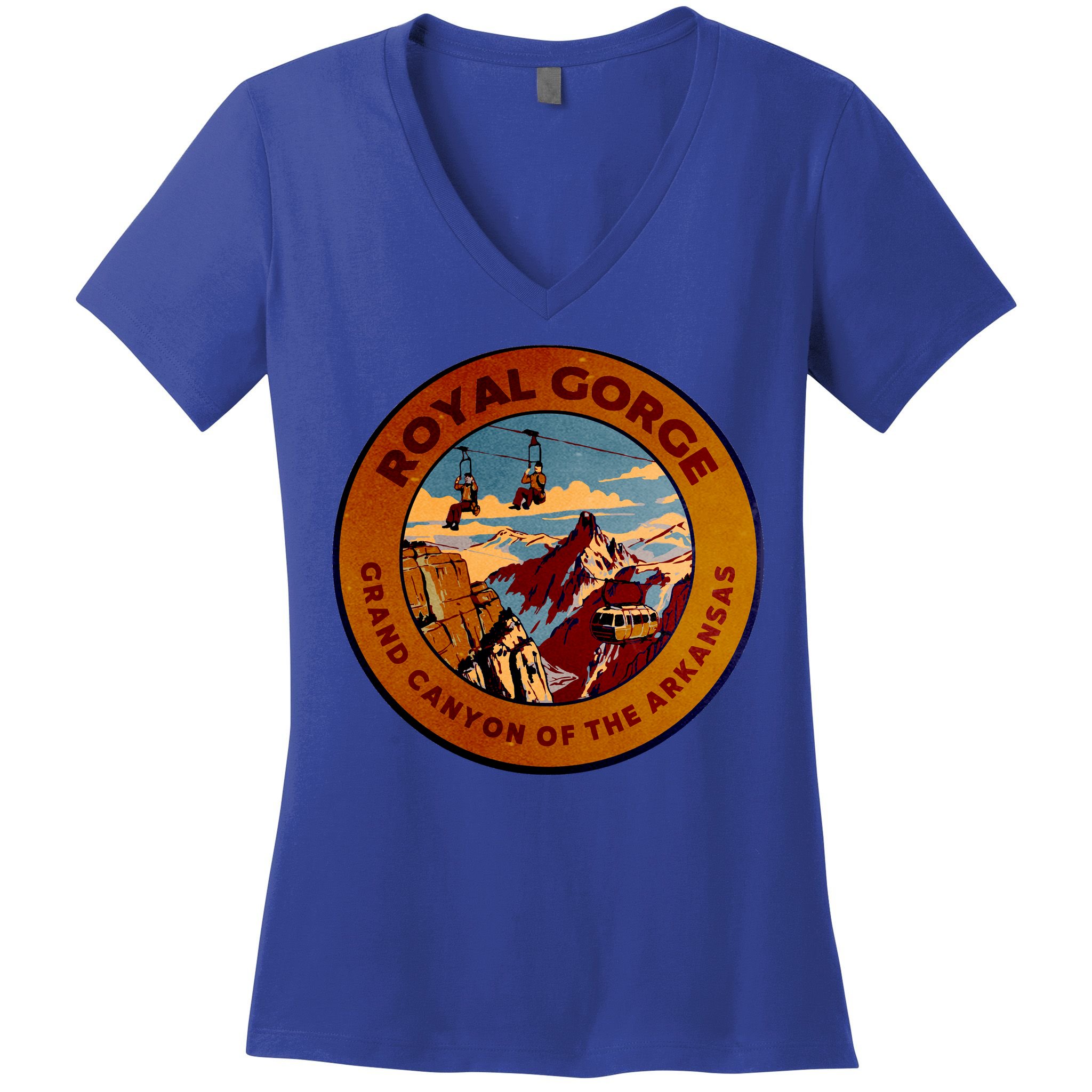 Royal Gorge Colorado Women's V-Neck T-Shirt