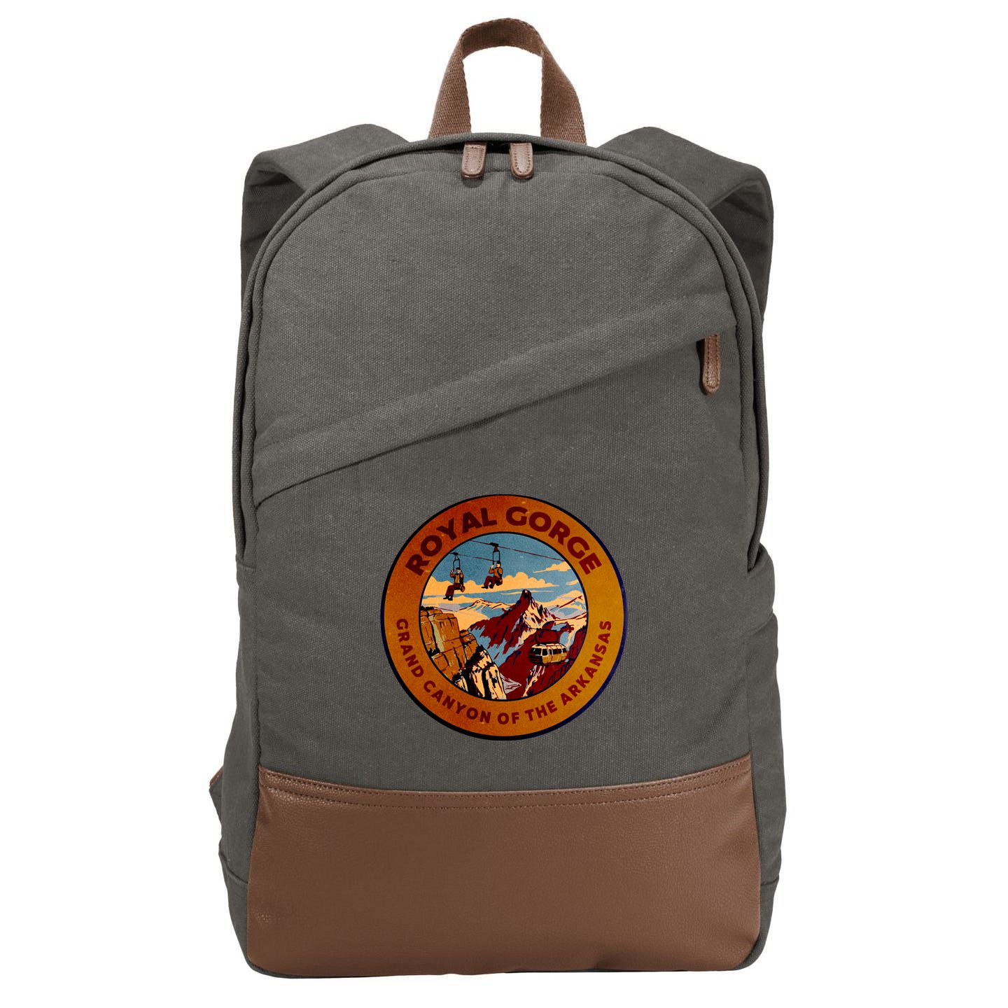 Royal Gorge Colorado Cotton Canvas Backpack