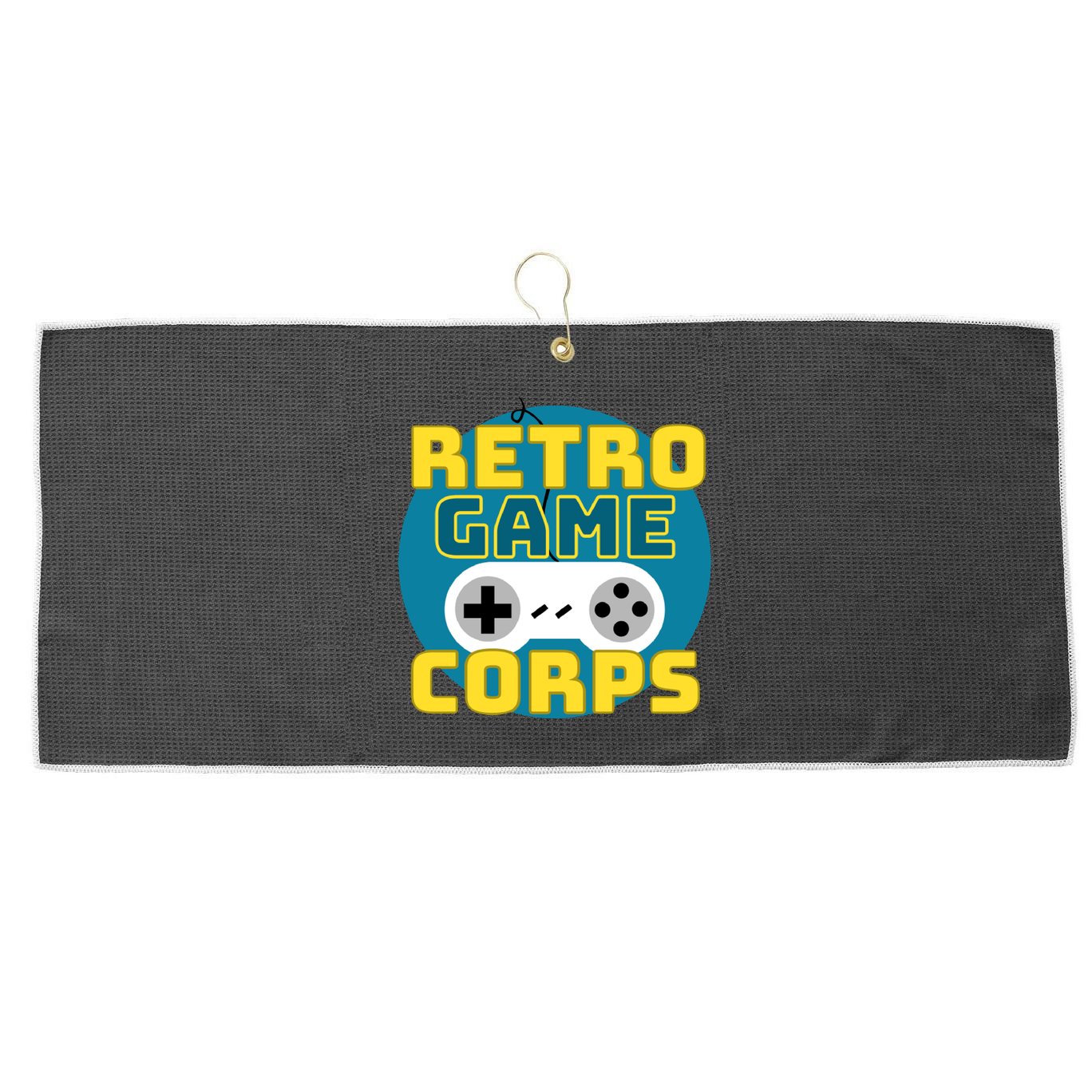 Retro Game Corps Large Microfiber Waffle Golf Towel