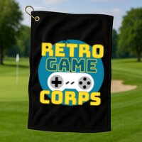 Retro Game Corps Golf Towel