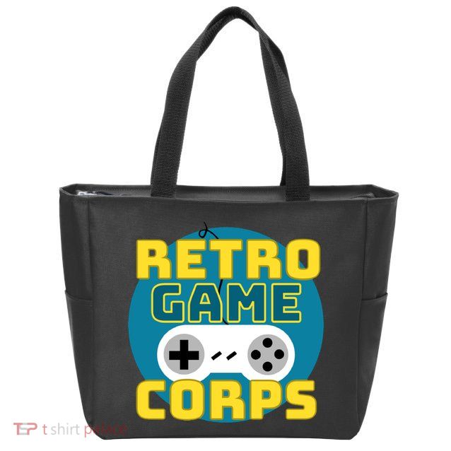 Retro Game Corps Zip Tote Bag