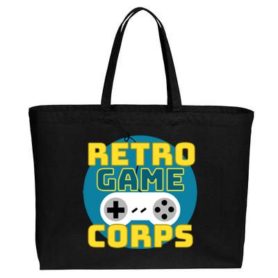 Retro Game Corps Cotton Canvas Jumbo Tote