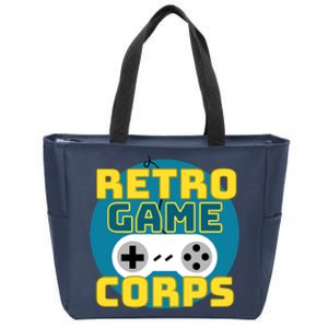 Retro Game Corps Zip Tote Bag