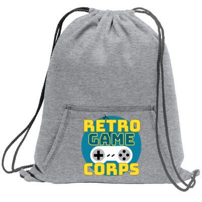 Retro Game Corps Sweatshirt Cinch Pack Bag