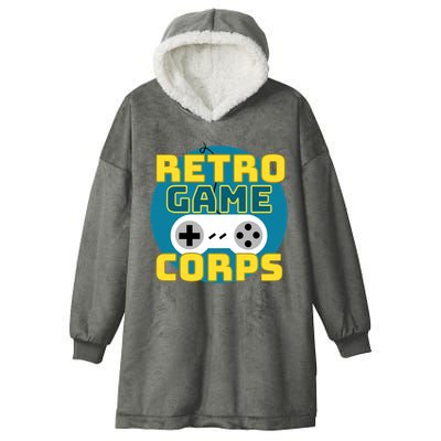 Retro Game Corps Hooded Wearable Blanket