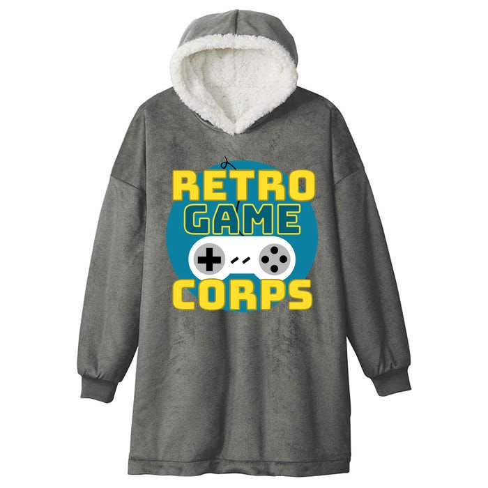 Retro Game Corps Hooded Wearable Blanket
